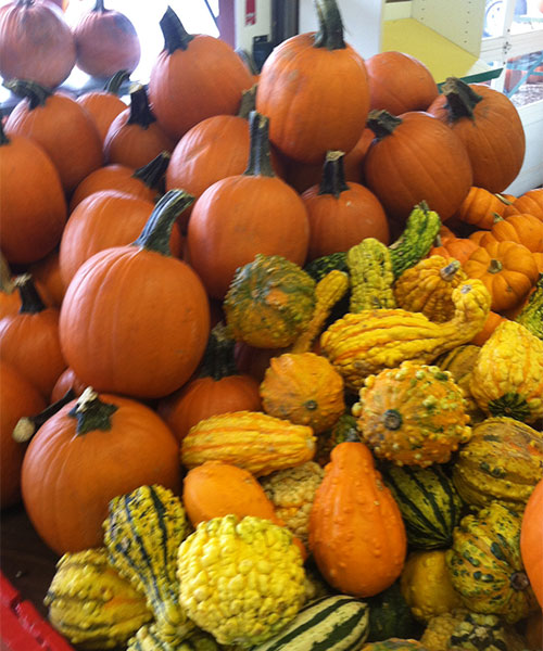 Locally grown fruits and vegetables at Tom Strain & Sons Farm Market and Garden Center, Toledo, Ohio